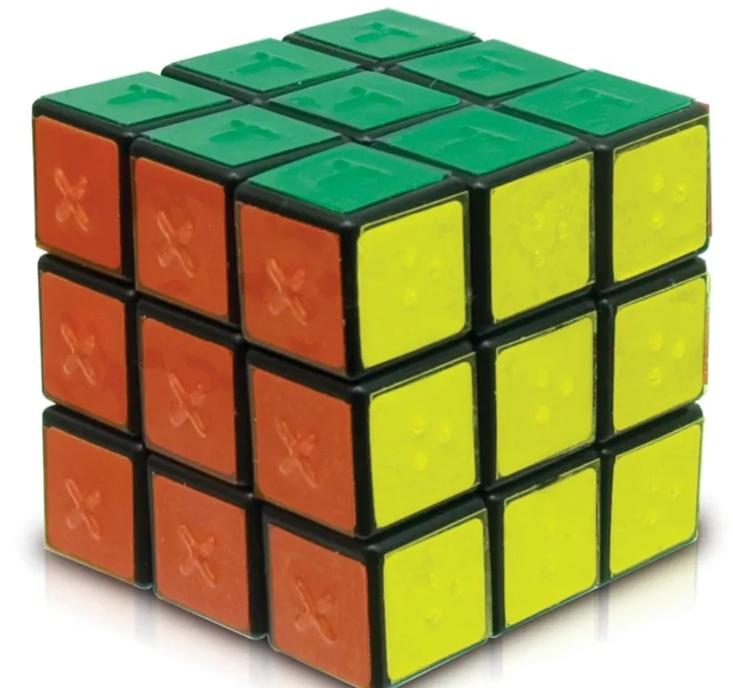 Cubo de Rompecabezas Táctil - Modificado para Ciegos